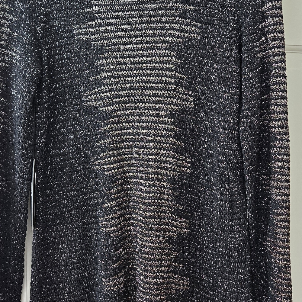 Rock & Republic Black and White Crewneck Sweater